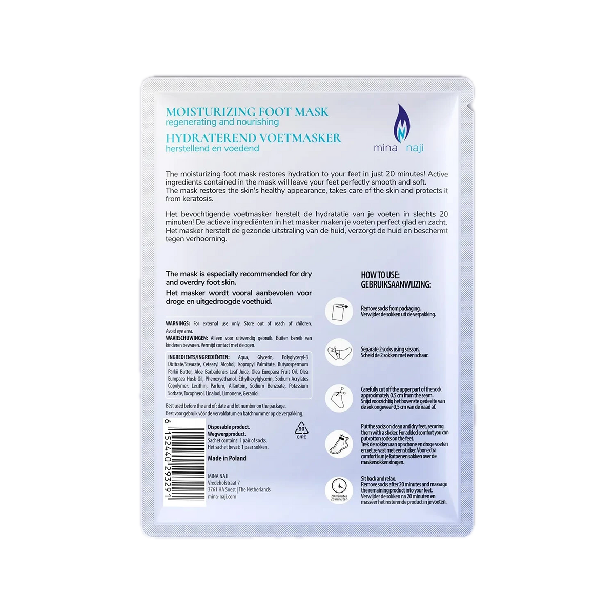 Hydraterend Voetmasker